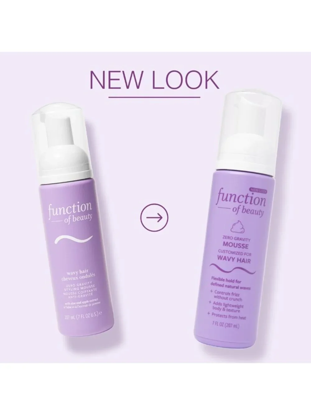 Wavy Hair Mousse - Anti-Frizz Volumizing Foam for Natural Waves & Texture